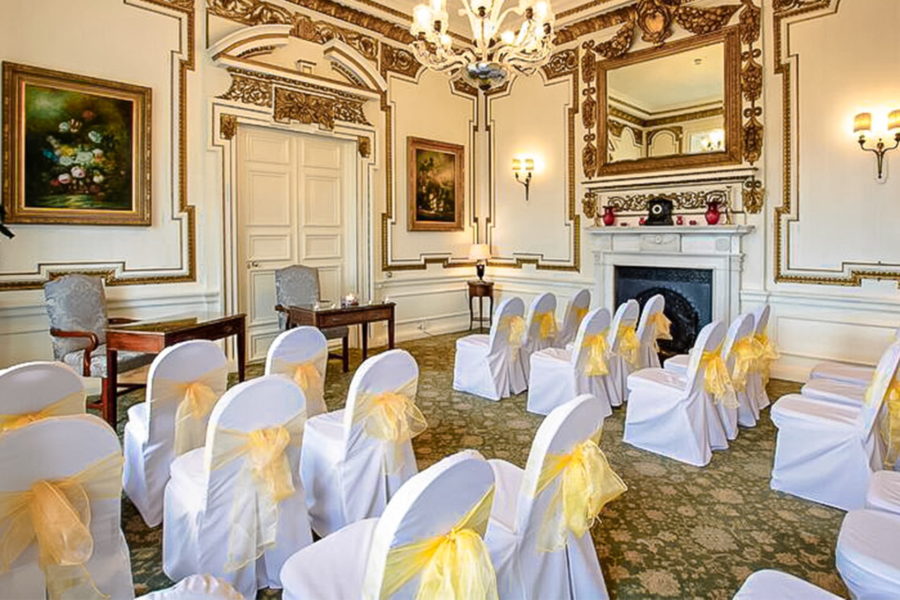 Wedding in the Gilt room
